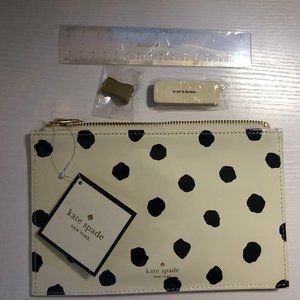 Kate Spade Pencil Bag with Accessories & Tags